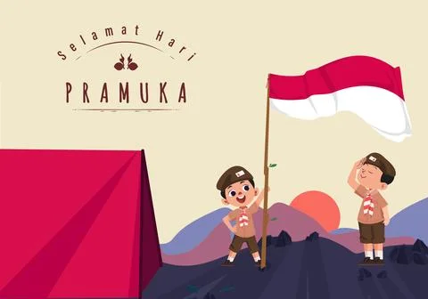 Scout Day Stock Illustration