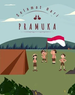 Scout Day Stock Illustration