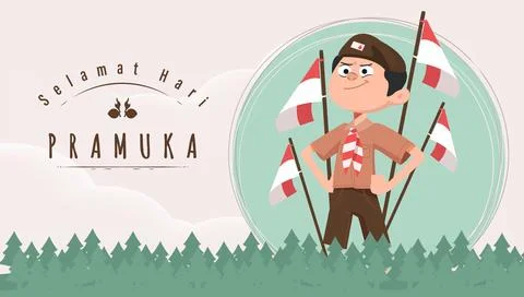 Scout Day Stock Illustration