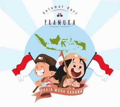 Scout Day Stock Illustration