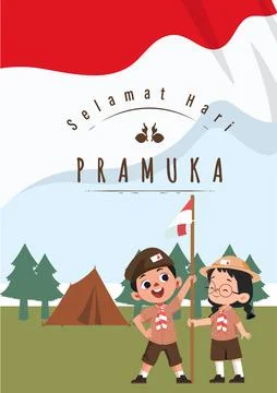 Scout Day Stock Illustration