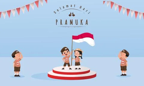 Scout Day Stock Illustration