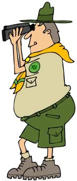 The scout Stock Illustration