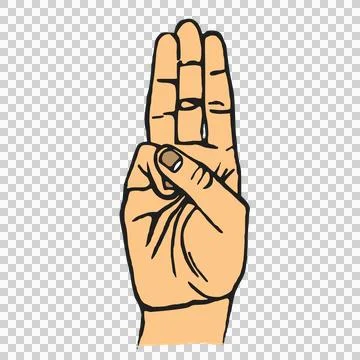 Scout sign Stock Illustration