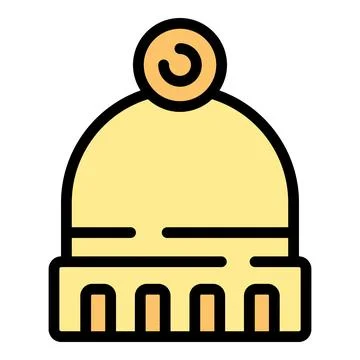 Scouting hat icon vector flat 스톡 일러스트