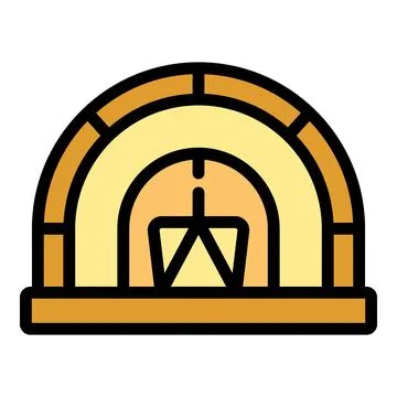 Scouting tent icon vector flat イラスト素材