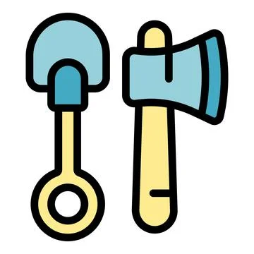 Scouting tools icon vector flat イラスト素材