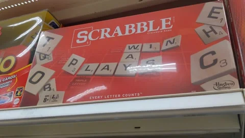 Scrabble Board Game Stock Footage 157036036