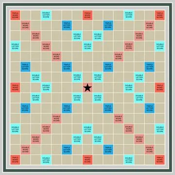 Scrabble Game Stock Illustration