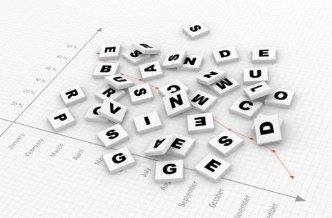 Scrabble Stock Illustration