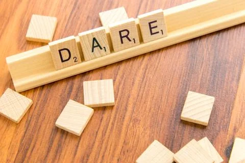 Scrabble letters - DARE Stock Photos