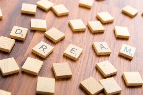 Scrabble letters - DREAM Stock Photos