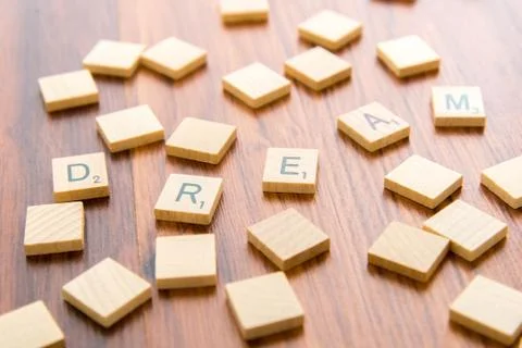 Scrabble letters - DREAM Stock Photos