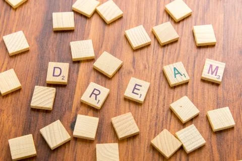Scrabble letters - DREAM Stock Photos