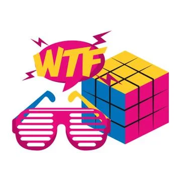 Scramble cube icon Stockillustratie