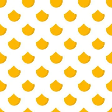Scrambled egg pattern for use in textile or packaging design Illustrazione stock