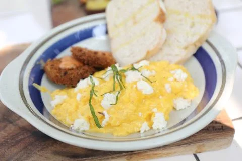 Scrambled egg Stock Photos