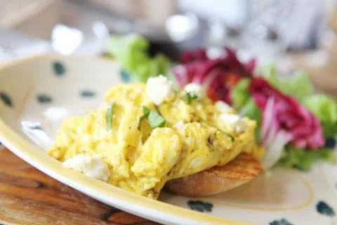 Scrambled egg Stock Photos