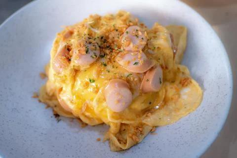 Scrambled Egg Rice Stock Photos