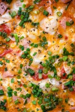 Scrambled eggs background. top View. Stock Photos