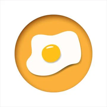 Scrambled eggs Illustrazione stock