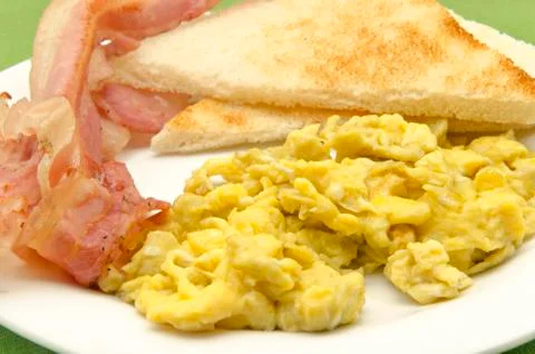Scrambled eggs Stock Photos