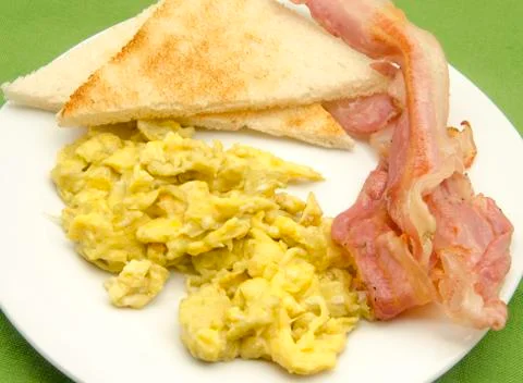 Scrambled eggs Stock Photos