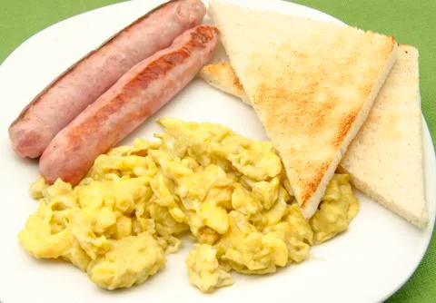 Scrambled eggs Stock Photos