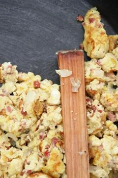 Scrambled eggs Stock Photos