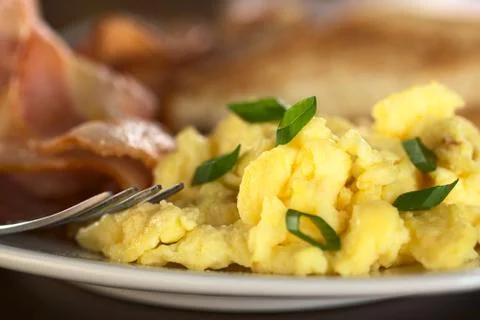 Scrambled eggs Stock Photos