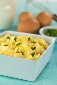 Scrambled eggs Stock Photos