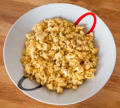 Scrambled eggs Stock Photos