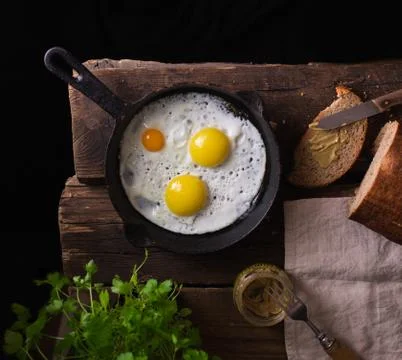 Scrambled eggs Stock Photos