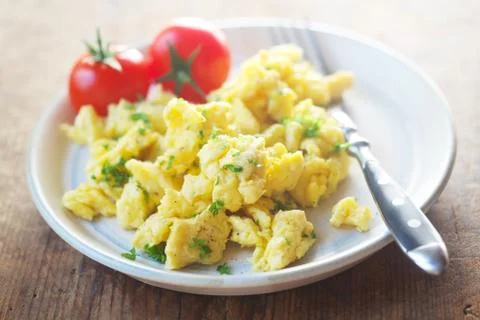 Scrambled Eggs Stock Photos