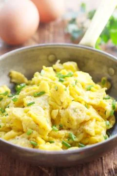 Scrambled Eggs Stock Photos