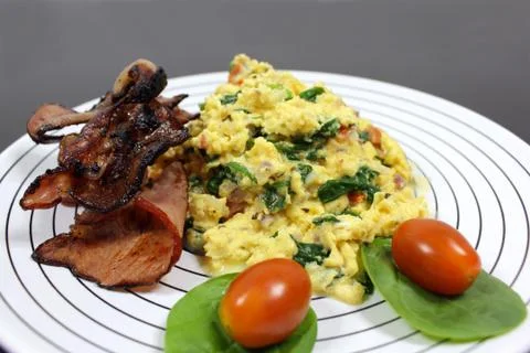 Scrambled eggs Stock Photos