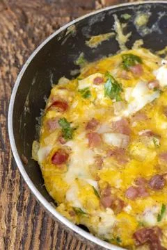 Scrambled eggs Stock Photos