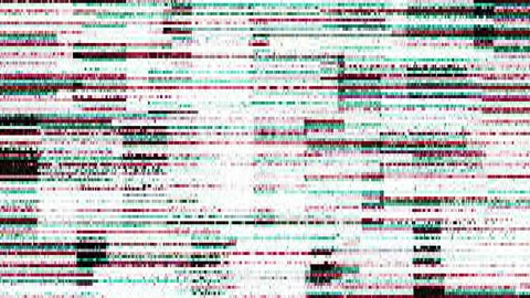 Scrambled screen intermittent glitch effect animation Stock Footage 150361744