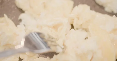 Scrambling Eggs Stock-Footage 90405317