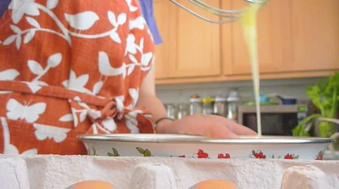 Scrambling Eggs Series Stock Footage 978251