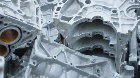 Scrap aluminum Stock Footage 238859188