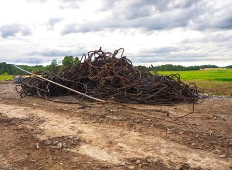 Scrap cables Stock Photos