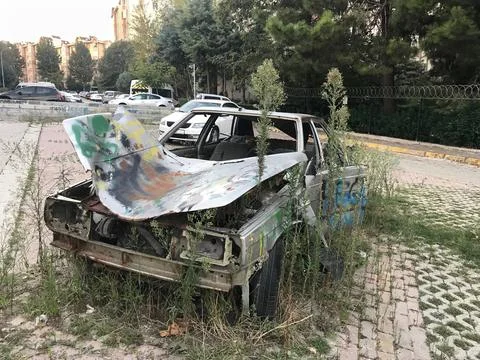 Scrap car Stock Photos