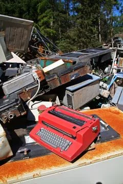 Scrap dump pollution Fotos de archivo