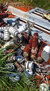 Scrap dump pollution Fotos de archivo