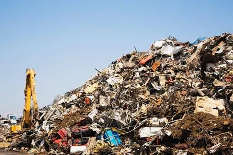 Scrap heap Foto stock