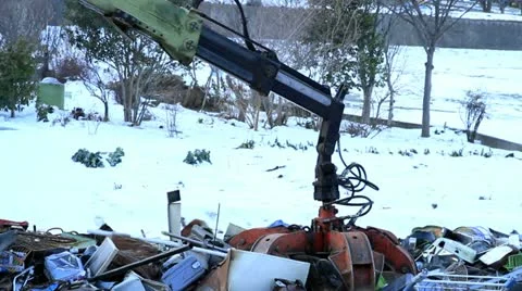 Scrap metal. Stock Footage