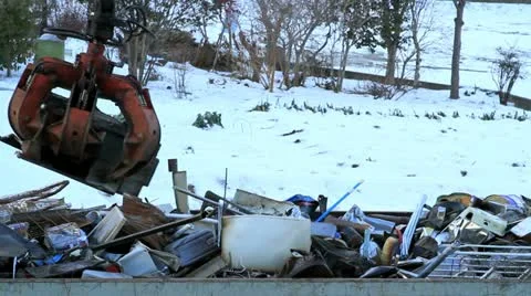 Scrap metal. Video stock 21755428