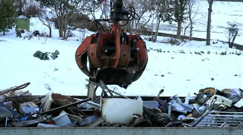 Scrap metal. Stock Footage 21755958