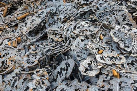 Scrap metal Stock-Fotos
